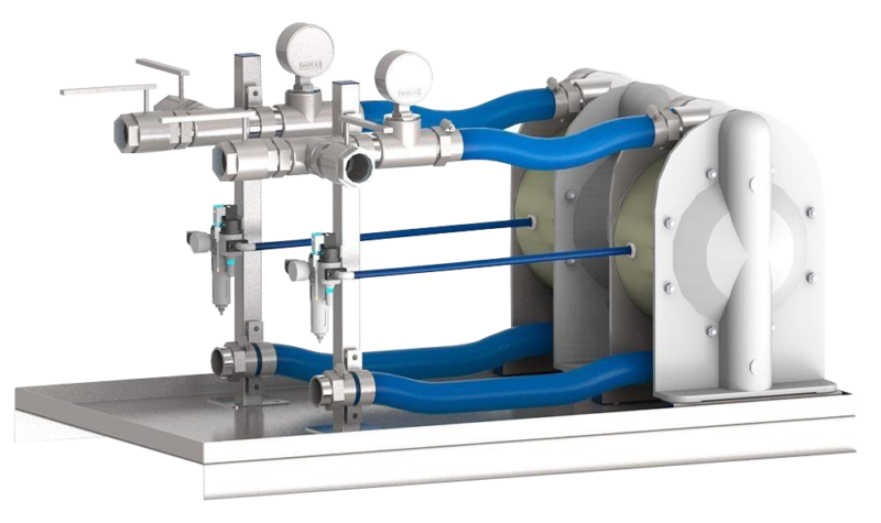 100 liters tank. TR20 pump (up to 24 l/min)