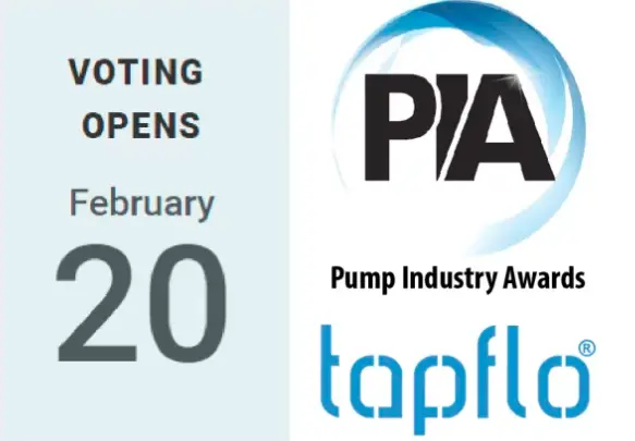 Tapflo unter den Finalisten der Pump Industry Awards