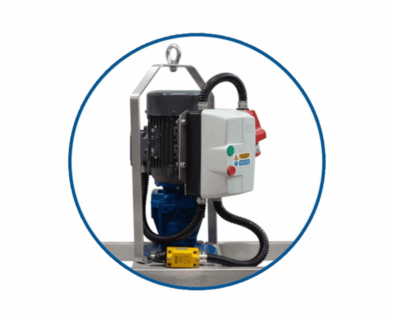 Mischer IBC Motor Getriebe