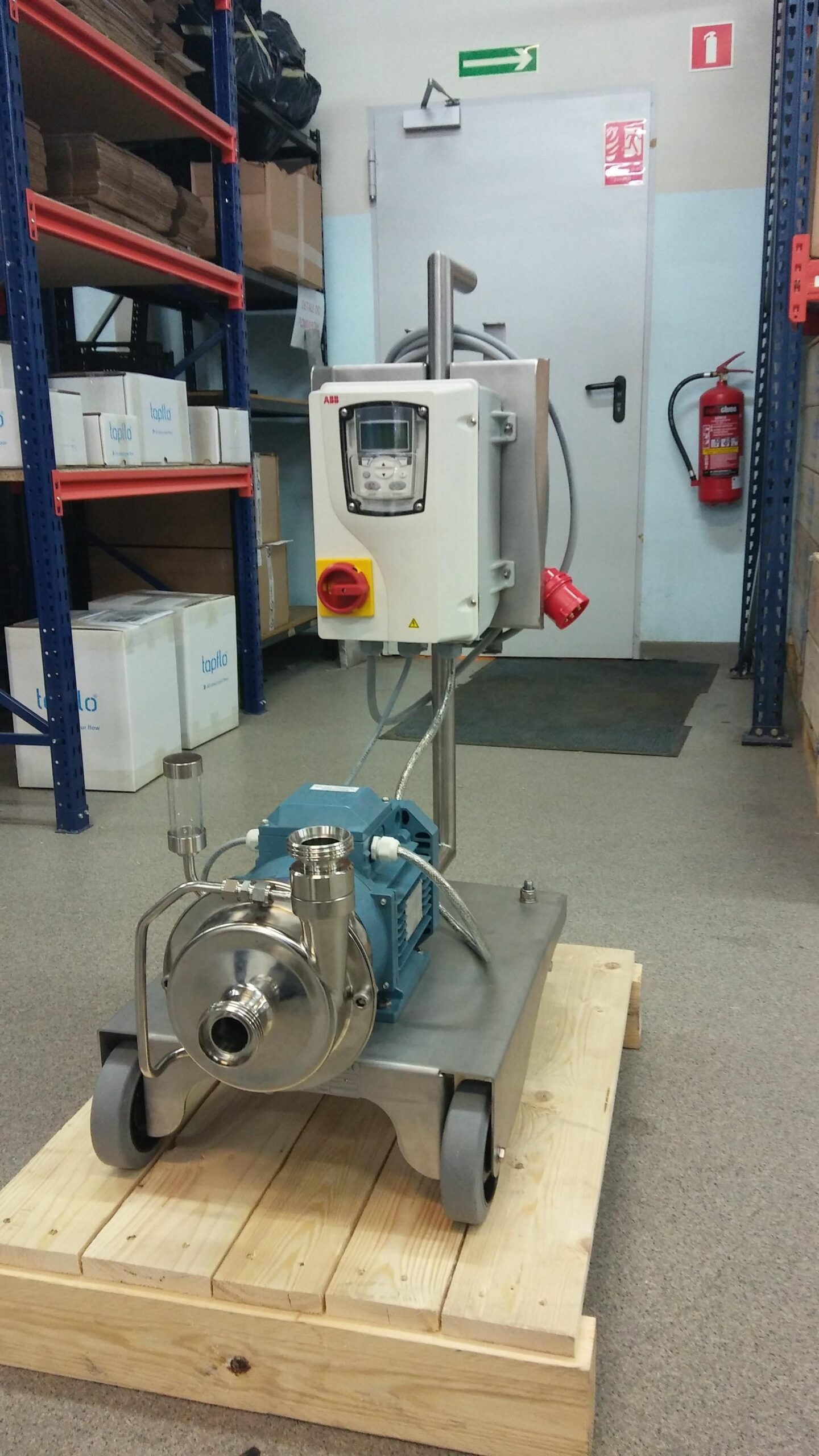 Pump for the beer mash