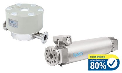 Hose pump generate pulsations