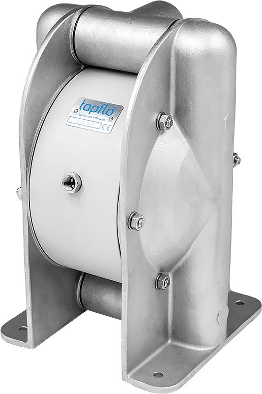 Tapflo Metal Diaphragm Pumps with Stainless Steel Body