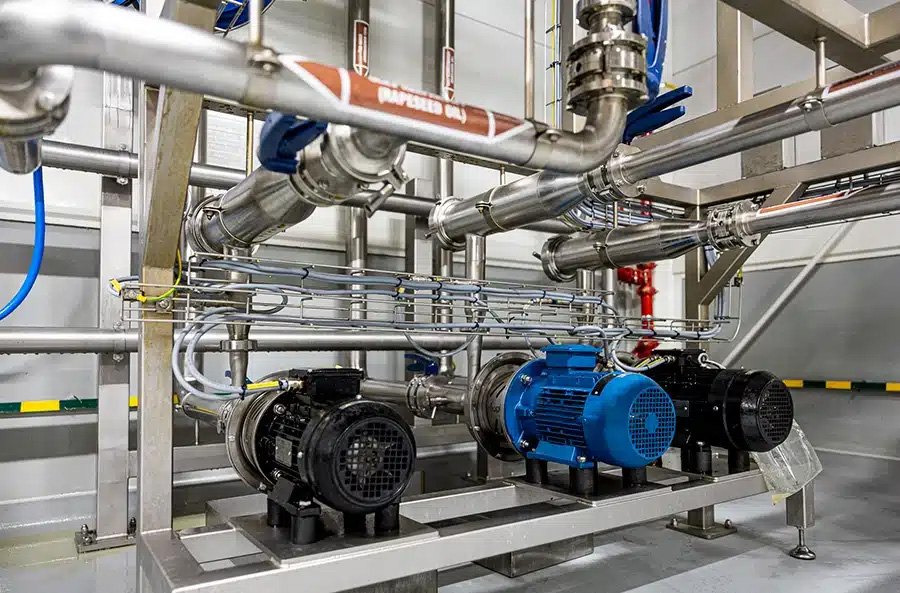 Pumper til madolie. Selvansugende højeffektive pumper. Industri