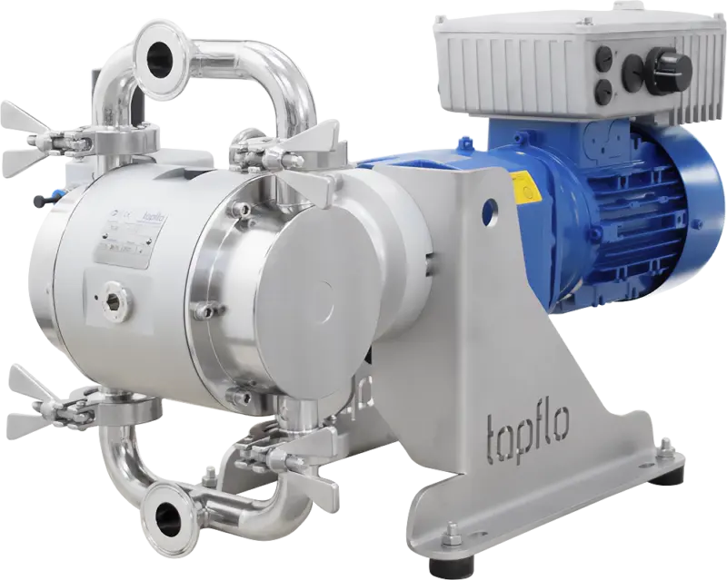 Elektriske, hygiejniske membranpumper – Tapflo