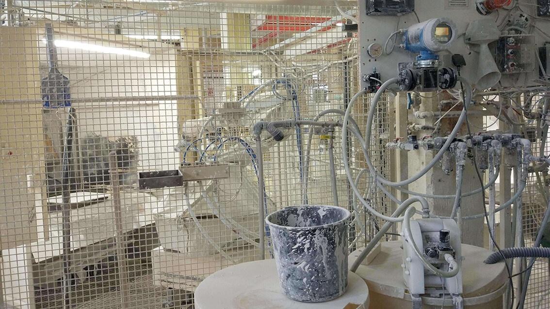 TC intelligent pump for ceramic industry