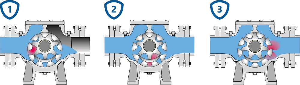 Operating principle of SPX Johnson TopGear gear pumps