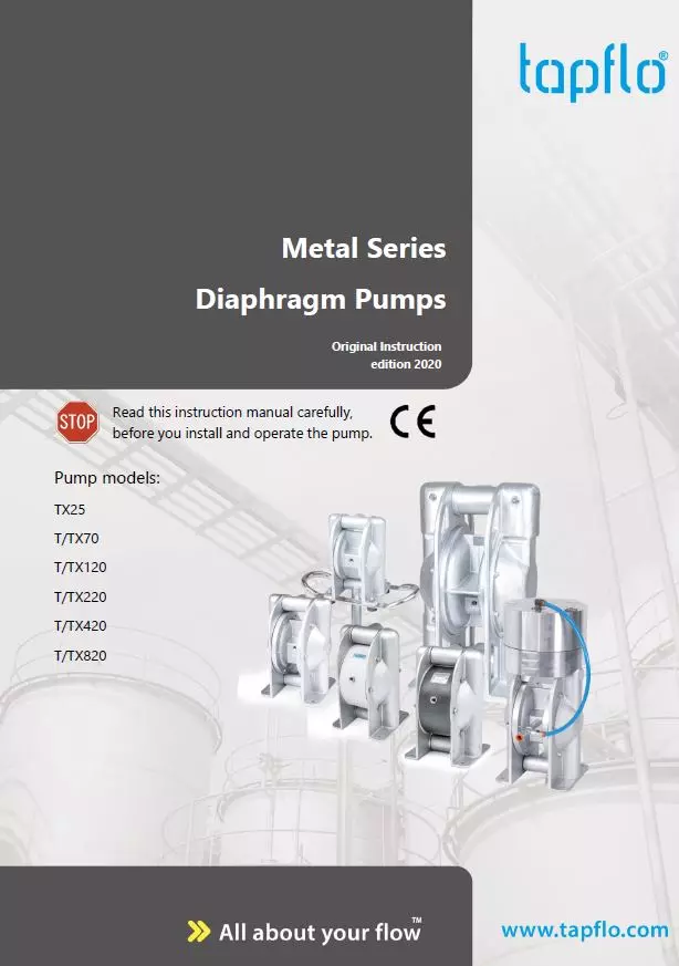 Metal series diaphragm pumps