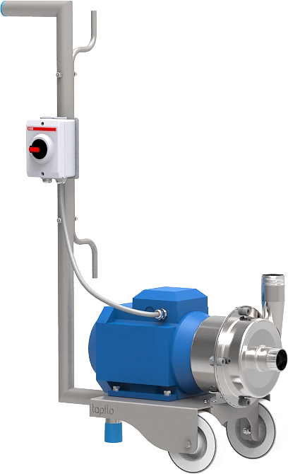 Industrial trolley for Tapflo centrifugal pumps - size S