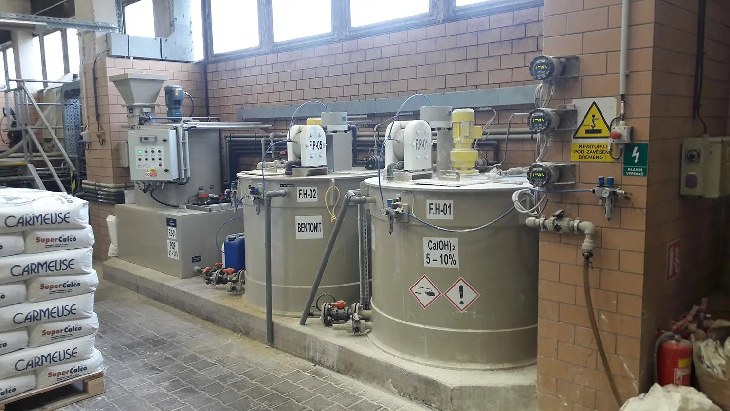 Industrial diaphragm pumps operating in wastewater environment