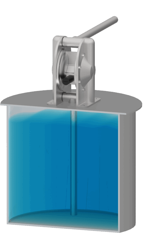 Self-priming diaphragm pumps