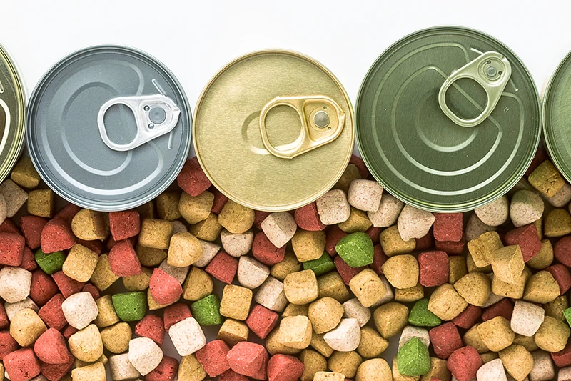 Bombas para la fabricación de alimentos para mascotas