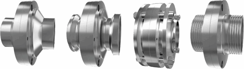 Butterfly valve connections CHV