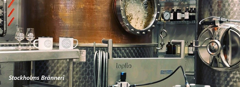 Hygienic pump for expanding alcohol distillation
