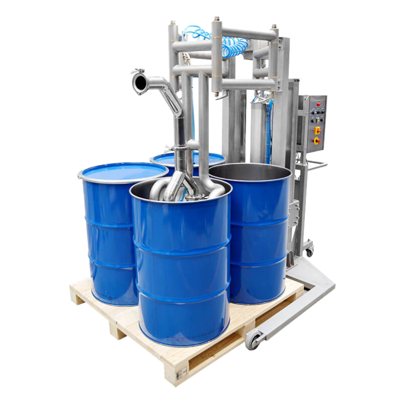 HVS Quattro system during drum unloading