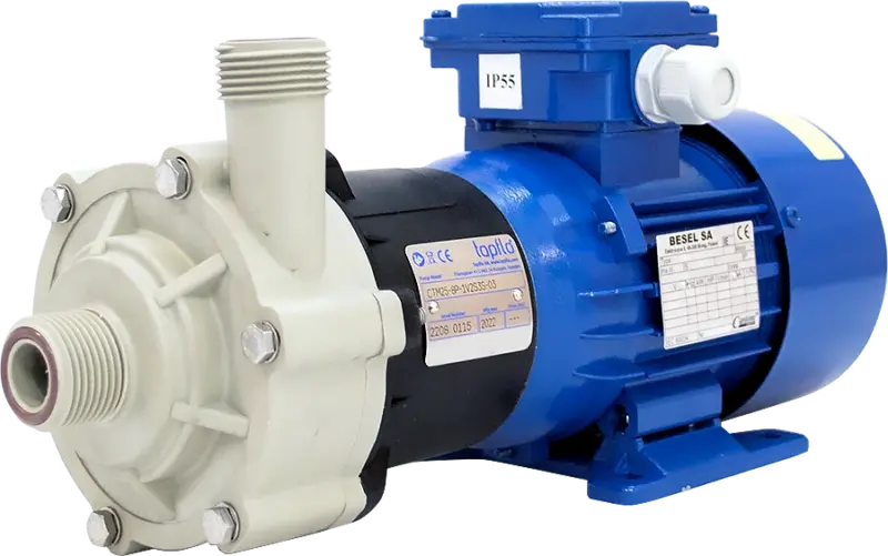 Pompe centrifughe in plastica con azionamento magnetico Tapflo CTM