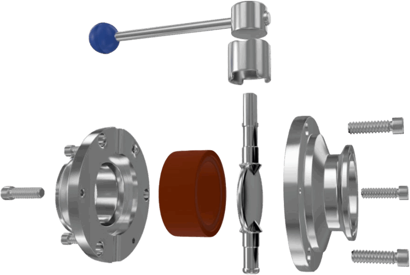 Butterfly valve design CHV