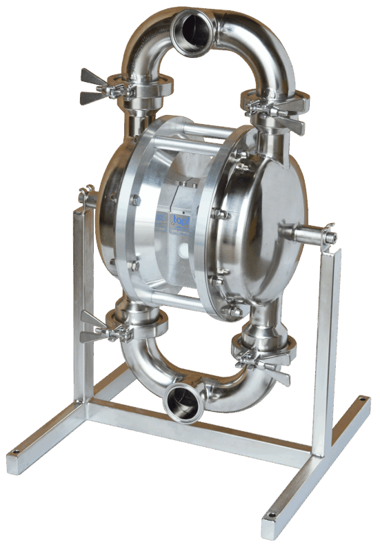 Intelligent air operated diaphragm pumps. Sanitary pumps