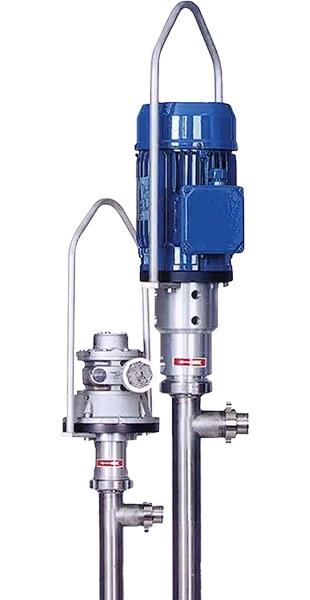 Pompy beczkowe napędzane silnikiem trójfazowym