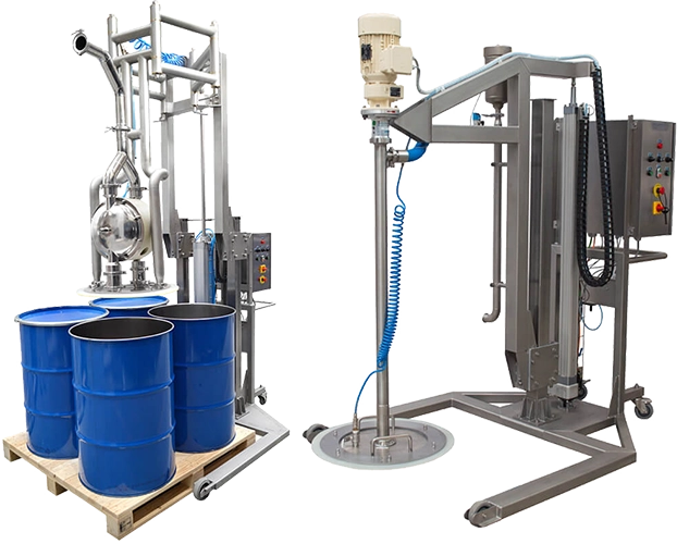 Systemy rozładunku beczek Tapflo