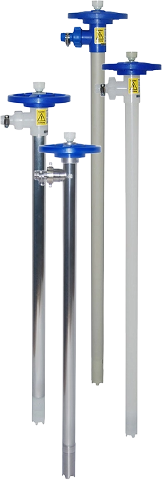 Wykonanie materiałowe pomp beczkowych