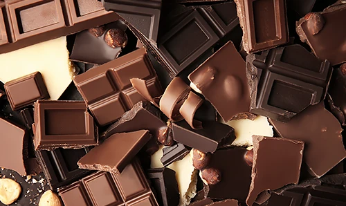 pompa do czekolady z cząstkami stałymi