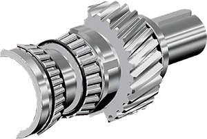 pompy krzywkowe do czekolady - przekładnia o zębach skośnych