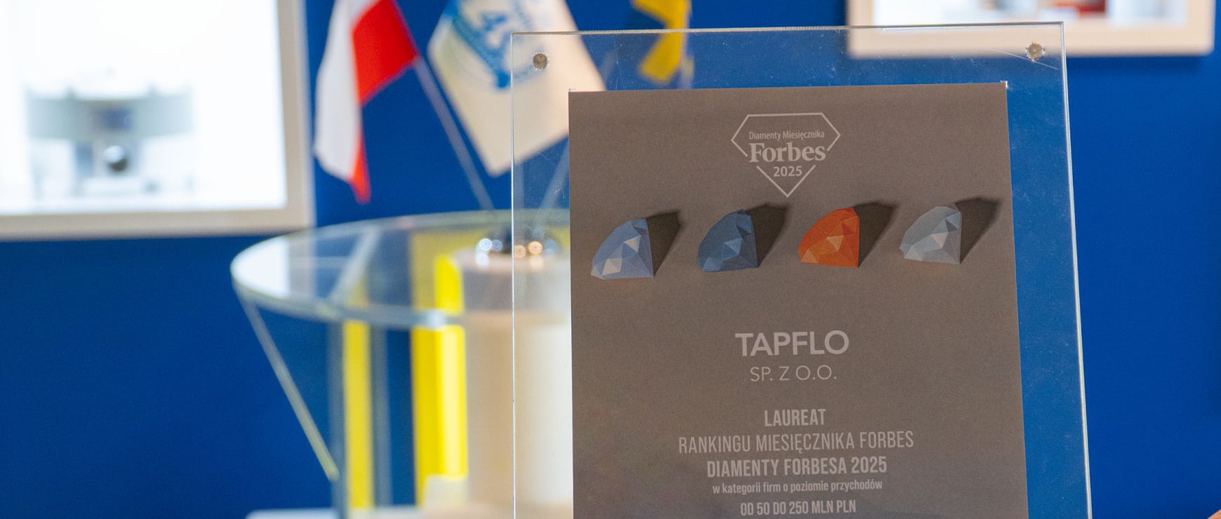 Tapflo a primit un diamant din partea revistei „Forbes”!