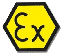 Slangpump. ATEX logo