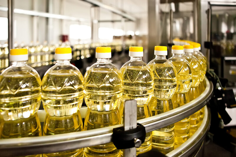 Pump for oils and edible fats
