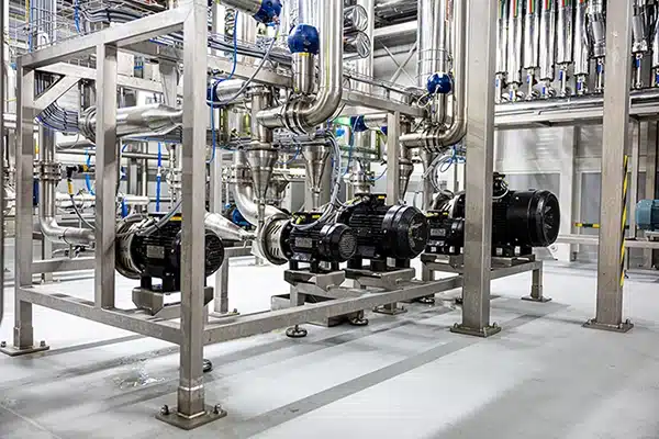 Pepsico-FritoLay-RF Tapflo CTX centrifugal pump on the edible oil dosing line