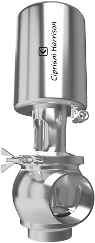 Cipriani Harrison long stroke shut-off and distribution valves