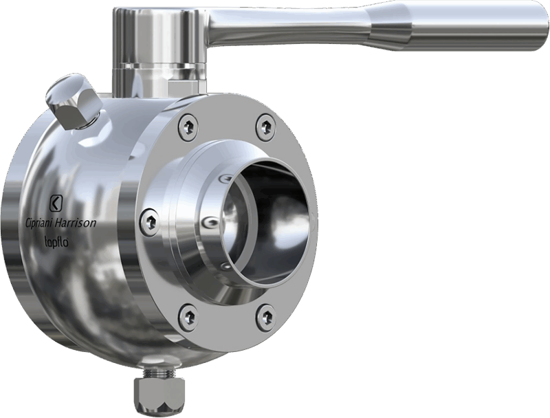 Sanitary ball valves Cipriani Harrison series 52