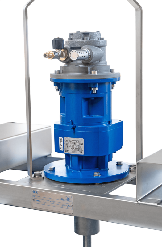 IBC mixer pnematic drive
